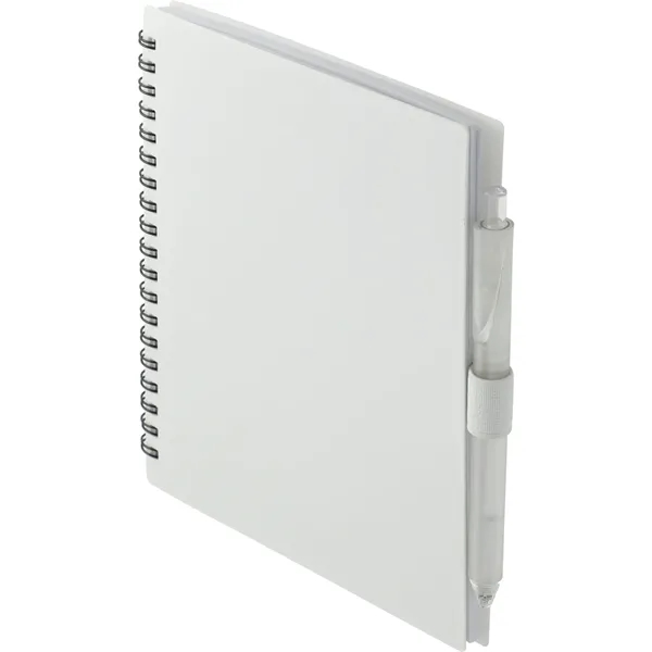 FSC® Recycled 5.5'' x 7'' Spiral Notebook w/ RPET Pe - FSC® Recycled 5.5'' x 7'' Spiral Notebook w/ RPET Pe - Image 6 of 36