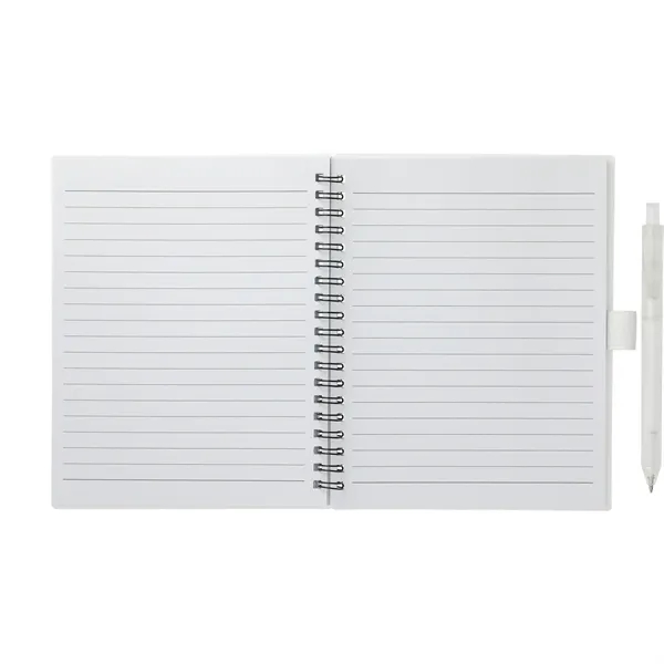 FSC® Recycled 5.5'' x 7'' Spiral Notebook w/ RPET Pe - FSC® Recycled 5.5'' x 7'' Spiral Notebook w/ RPET Pe - Image 7 of 36