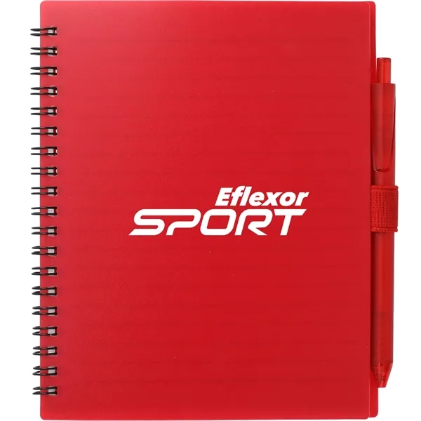 FSC® Recycled 5.5'' x 7'' Spiral Notebook w/ RPET Pe - FSC® Recycled 5.5'' x 7'' Spiral Notebook w/ RPET Pe - Image 10 of 36