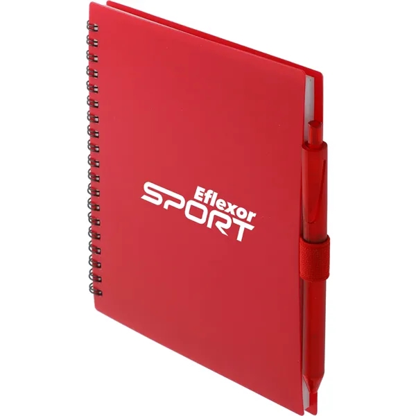 FSC® Recycled 5.5'' x 7'' Spiral Notebook w/ RPET Pe - FSC® Recycled 5.5'' x 7'' Spiral Notebook w/ RPET Pe - Image 12 of 36