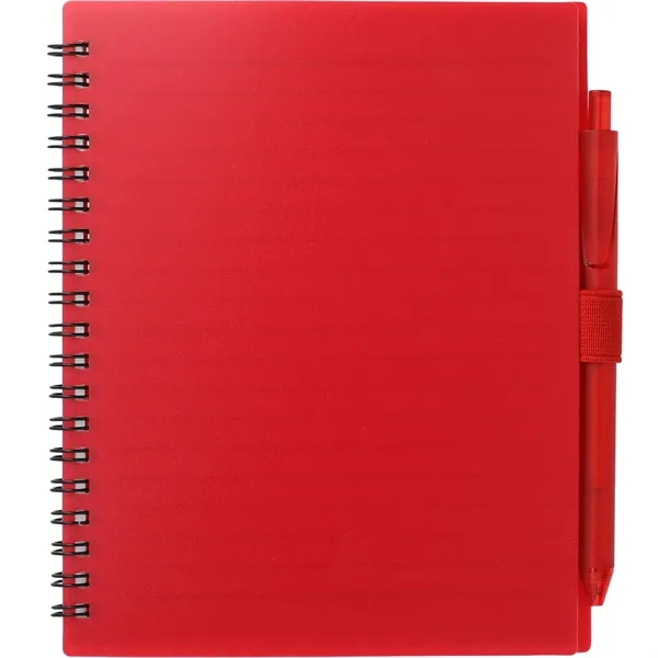 FSC® Recycled 5.5'' x 7'' Spiral Notebook w/ RPET Pe - FSC® Recycled 5.5'' x 7'' Spiral Notebook w/ RPET Pe - Image 13 of 36