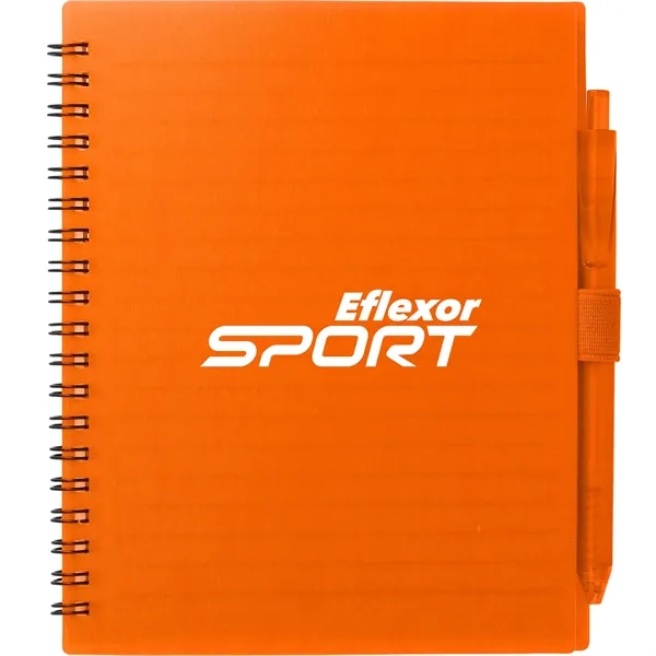 FSC® Recycled 5.5'' x 7'' Spiral Notebook w/ RPET Pe - FSC® Recycled 5.5'' x 7'' Spiral Notebook w/ RPET Pe - Image 17 of 36