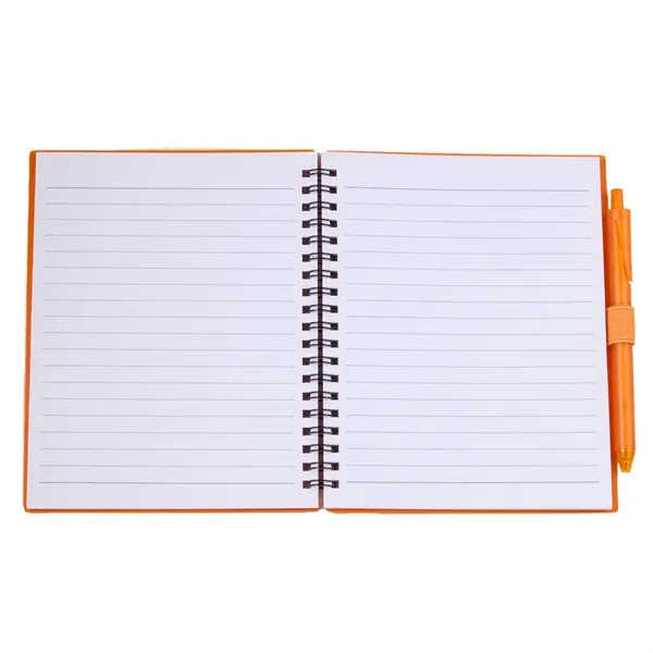 FSC® Recycled 5.5'' x 7'' Spiral Notebook w/ RPET Pe - FSC® Recycled 5.5'' x 7'' Spiral Notebook w/ RPET Pe - Image 18 of 36