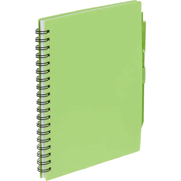 FSC® Recycled 5.5'' x 7'' Spiral Notebook w/ RPET Pe - FSC® Recycled 5.5'' x 7'' Spiral Notebook w/ RPET Pe - Image 22 of 36