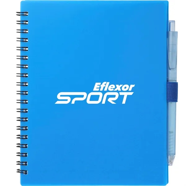 FSC® Recycled 5.5'' x 7'' Spiral Notebook w/ RPET Pe - FSC® Recycled 5.5'' x 7'' Spiral Notebook w/ RPET Pe - Image 23 of 36