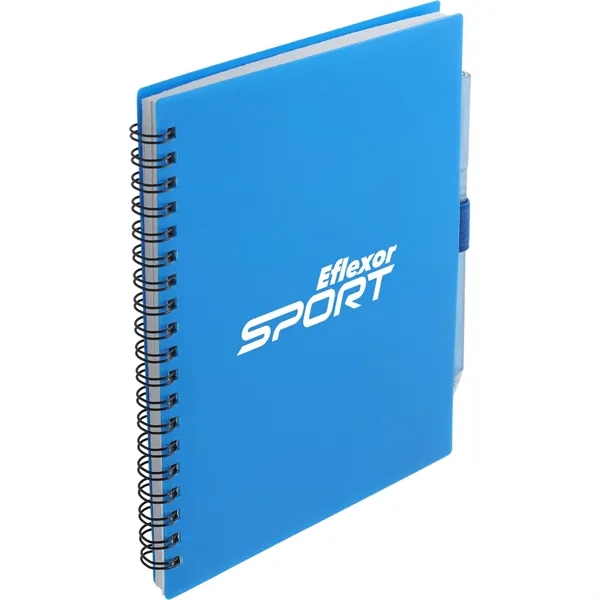 FSC® Recycled 5.5'' x 7'' Spiral Notebook w/ RPET Pe - FSC® Recycled 5.5'' x 7'' Spiral Notebook w/ RPET Pe - Image 24 of 36