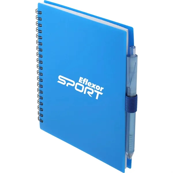 FSC® Recycled 5.5'' x 7'' Spiral Notebook w/ RPET Pe - FSC® Recycled 5.5'' x 7'' Spiral Notebook w/ RPET Pe - Image 25 of 36