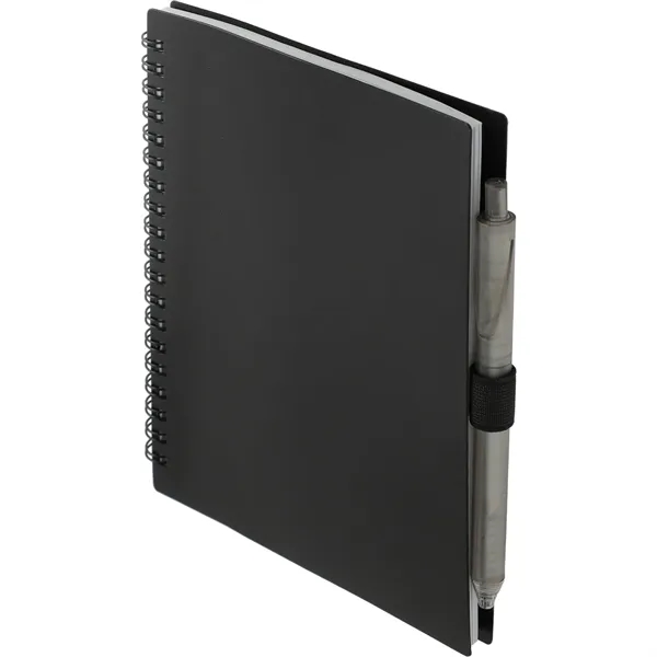 FSC® Recycled 5.5'' x 7'' Spiral Notebook w/ RPET Pe - FSC® Recycled 5.5'' x 7'' Spiral Notebook w/ RPET Pe - Image 35 of 36
