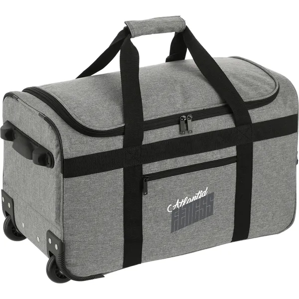 Graphite Recycled Wheeled Duffel - Graphite Recycled Wheeled Duffel - Image 8 of 9