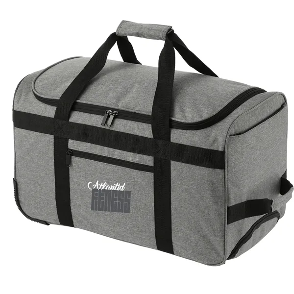 Graphite Recycled Wheeled Duffel - Graphite Recycled Wheeled Duffel - Image 3 of 9