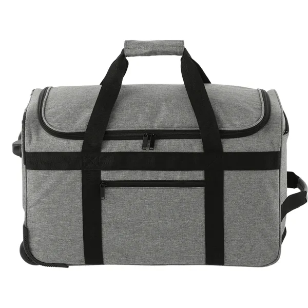 Graphite Recycled Wheeled Duffel - Graphite Recycled Wheeled Duffel - Image 1 of 9