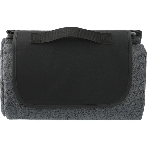 Recycled Heathered Picnic Blanket - Recycled Heathered Picnic Blanket - Image 4 of 5