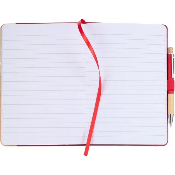 5.5' x 8.5' FSC® Recycled Kia Bamboo Journal - 5.5' x 8.5' FSC® Recycled Kia Bamboo Journal - Image 8 of 11