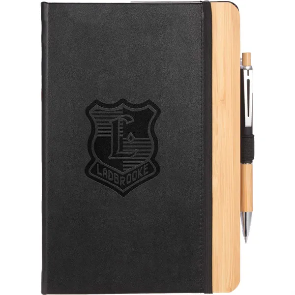 5.5' x 8.5' FSC® Recycled Kia Bamboo Journal - 5.5' x 8.5' FSC® Recycled Kia Bamboo Journal - Image 0 of 11