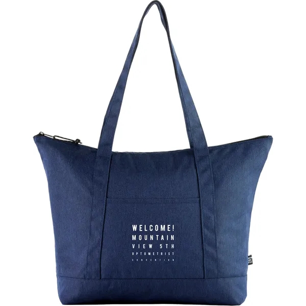 Custom Vila Recycled Zippered Tote