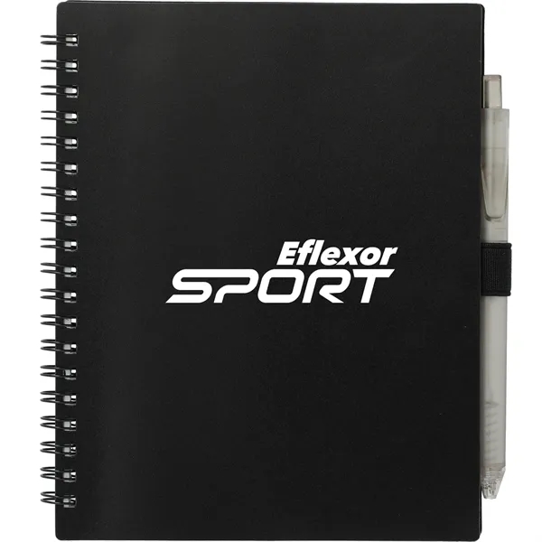 Custom FSC® Recycled 5.5' x 7' Spiral Notebook w/ RPET Pe