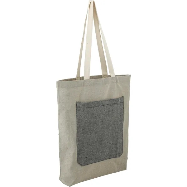 Recycled Cotton Pocket Tote - Recycled Cotton Pocket Tote - Image 4 of 5