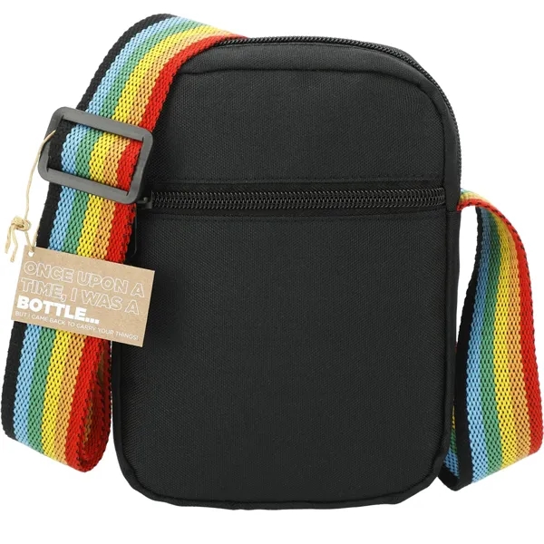 Rainbow RPET Crossbody Tote - Rainbow RPET Crossbody Tote - Image 1 of 4