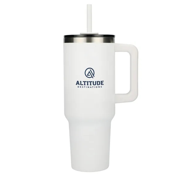 Pinnacle Recycled Travel Tumbler with Straw 40oz - Pinnacle Recycled Travel Tumbler with Straw 40oz - Image 2 of 54