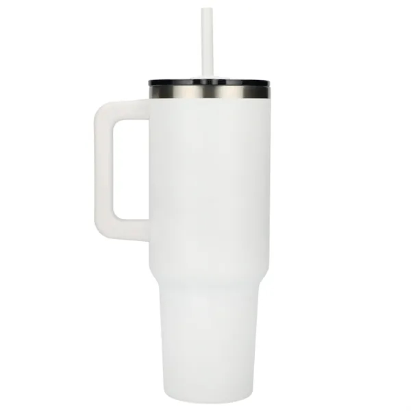 Pinnacle Recycled Travel Tumbler with Straw 40oz - Pinnacle Recycled Travel Tumbler with Straw 40oz - Image 10 of 54