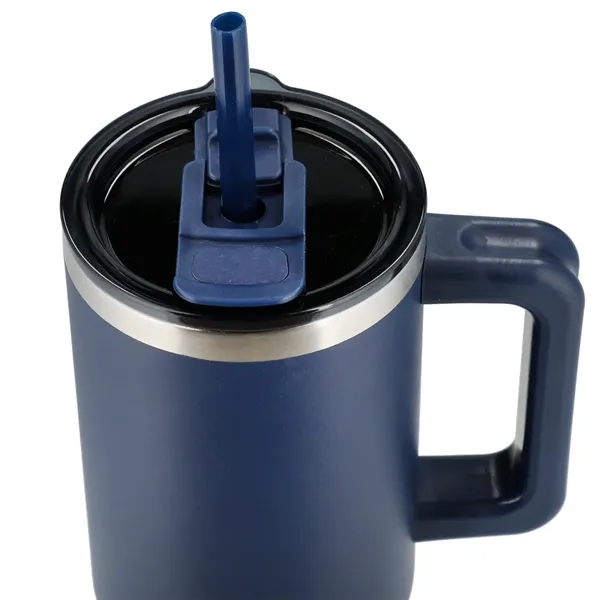 Pinnacle Recycled Travel Tumbler with Straw 40oz - Pinnacle Recycled Travel Tumbler with Straw 40oz - Image 15 of 54