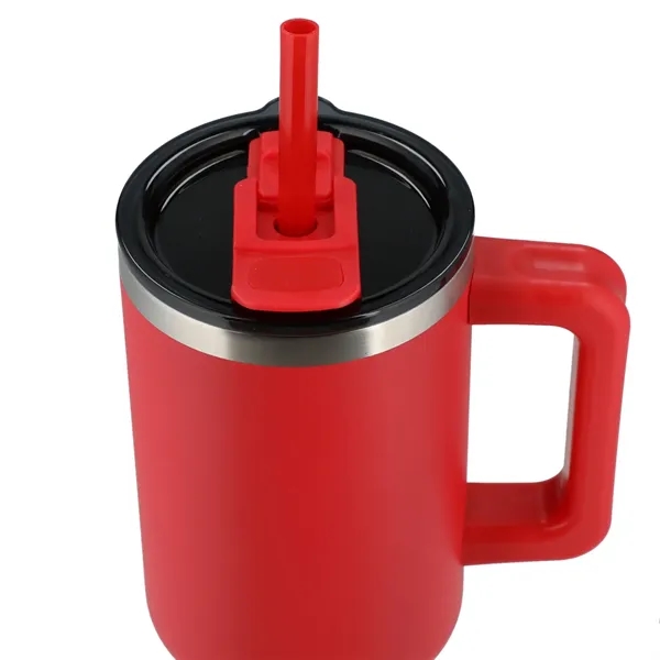 Pinnacle Recycled Travel Tumbler with Straw 40oz - Pinnacle Recycled Travel Tumbler with Straw 40oz - Image 26 of 54