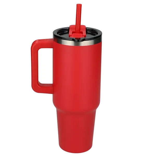 Pinnacle Recycled Travel Tumbler with Straw 40oz - Pinnacle Recycled Travel Tumbler with Straw 40oz - Image 29 of 54