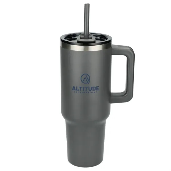 Pinnacle Recycled Travel Tumbler with Straw 40oz - Pinnacle Recycled Travel Tumbler with Straw 40oz - Image 32 of 54
