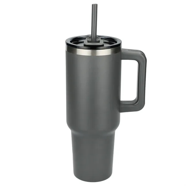 Pinnacle Recycled Travel Tumbler with Straw 40oz - Pinnacle Recycled Travel Tumbler with Straw 40oz - Image 38 of 54