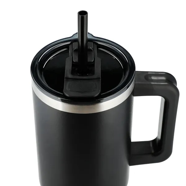 Pinnacle Recycled Travel Tumbler with Straw 40oz - Pinnacle Recycled Travel Tumbler with Straw 40oz - Image 45 of 54
