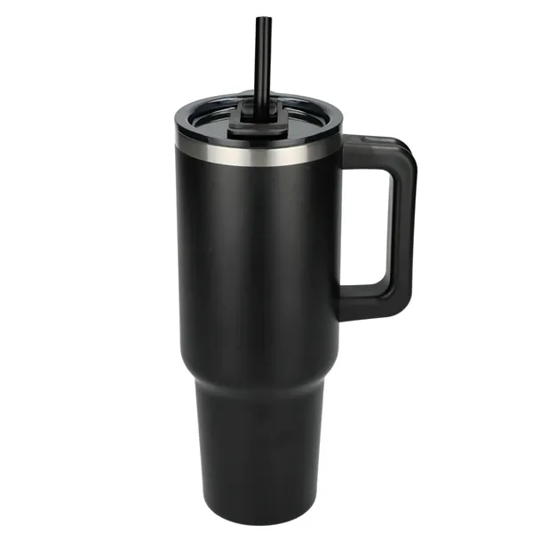 Pinnacle Recycled Travel Tumbler with Straw 40oz - Pinnacle Recycled Travel Tumbler with Straw 40oz - Image 48 of 54