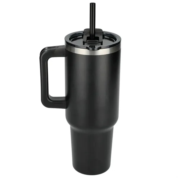 Pinnacle Recycled Travel Tumbler with Straw 40oz - Pinnacle Recycled Travel Tumbler with Straw 40oz - Image 50 of 54