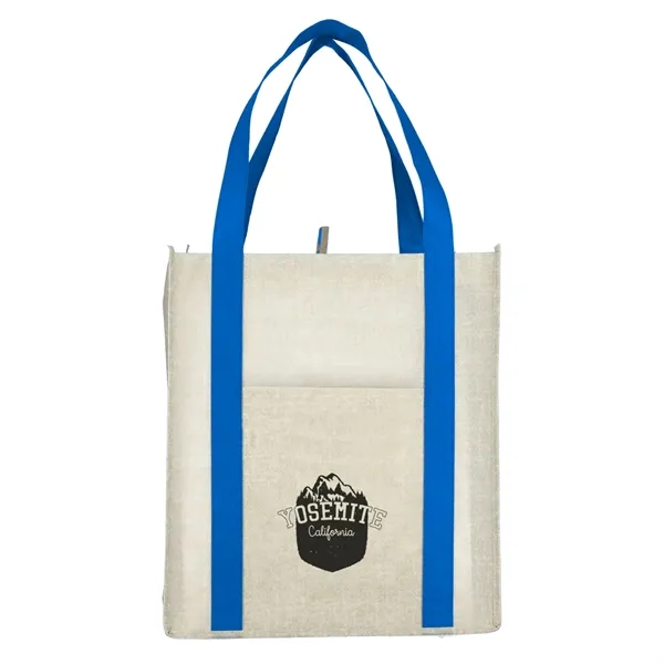 Neptune Recycled Non-Woven Grocery Tote - Neptune Recycled Non-Woven Grocery Tote - Image 4 of 5
