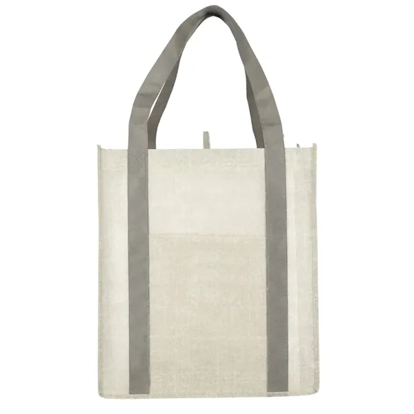 Neptune Recycled Non-Woven Grocery Tote - Neptune Recycled Non-Woven Grocery Tote - Image 3 of 5