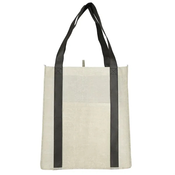 Neptune Recycled Non-Woven Grocery Tote - Neptune Recycled Non-Woven Grocery Tote - Image 1 of 5