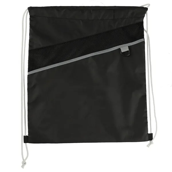 Combo Recycled Drawstring Bag - Combo Recycled Drawstring Bag - Image 2 of 3