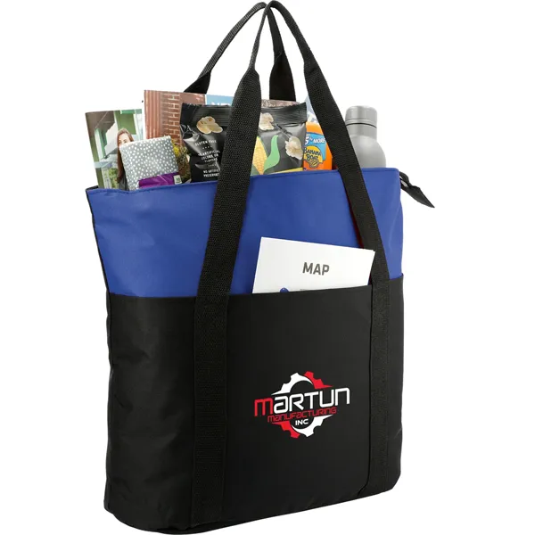 Heavy Duty Zippered Convention Tote - Heavy Duty Zippered Convention Tote - Image 8 of 11