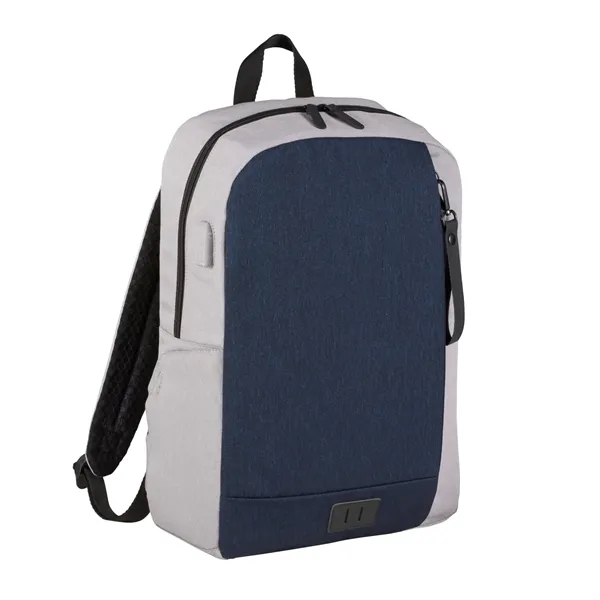 NBN Whitby Slim 15" Computer Backpack w/ USB Port - NBN Whitby Slim 15" Computer Backpack w/ USB Port - Image 15 of 17