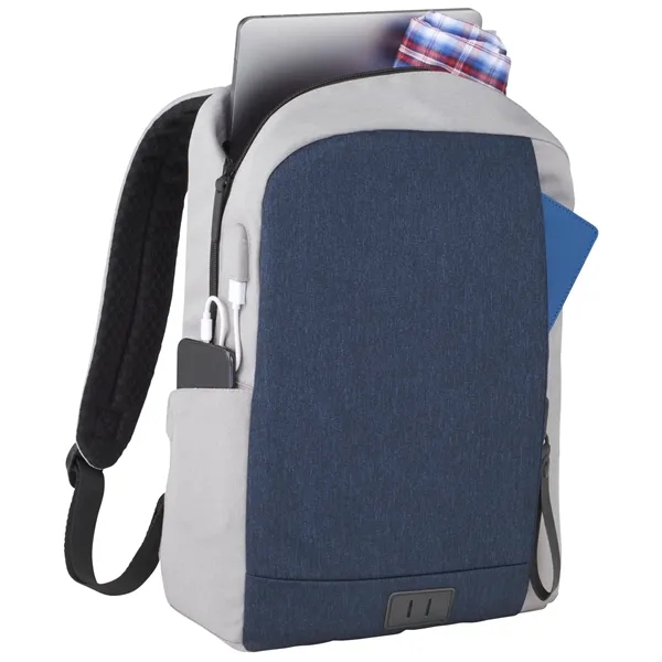 NBN Whitby Slim 15" Computer Backpack w/ USB Port - NBN Whitby Slim 15" Computer Backpack w/ USB Port - Image 16 of 17