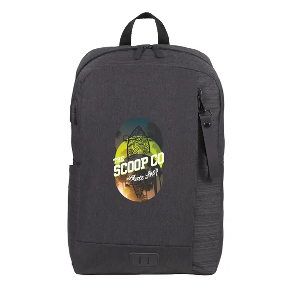 NBN Whitby Slim 15" Computer Backpack w/ USB Port - NBN Whitby Slim 15" Computer Backpack w/ USB Port - Image 2 of 17