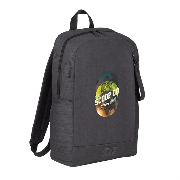 NBN Whitby Slim 15" Computer Backpack w/ USB Port - NBN Whitby Slim 15" Computer Backpack w/ USB Port - Image 5 of 17