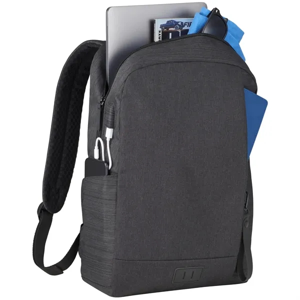 NBN Whitby Slim 15" Computer Backpack w/ USB Port - NBN Whitby Slim 15" Computer Backpack w/ USB Port - Image 6 of 17