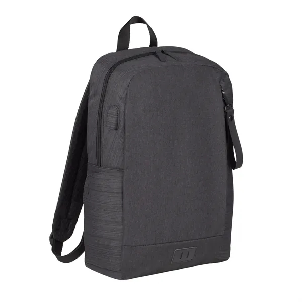 NBN Whitby Slim 15" Computer Backpack w/ USB Port - NBN Whitby Slim 15" Computer Backpack w/ USB Port - Image 7 of 17