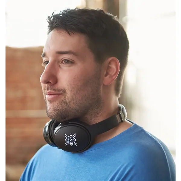 Light Up Logo Bluetooth Headphones - Light Up Logo Bluetooth Headphones - Image 2 of 9