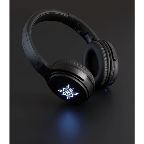 Light Up Logo Bluetooth Headphones - Light Up Logo Bluetooth Headphones - Image 5 of 9