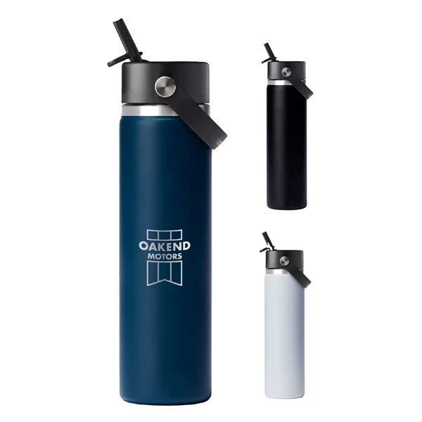 Hydro Flask® Wide Mouth w/ Flex Straw Cap 24oz - Hydro Flask® Wide Mouth w/ Flex Straw Cap 24oz - Image 32 of 43