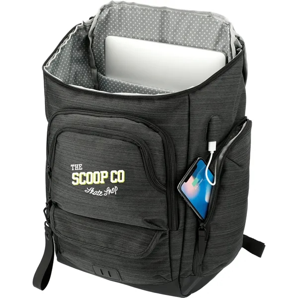 NBN Whitby 15" Computer Backpack w/ USB Port - NBN Whitby 15" Computer Backpack w/ USB Port - Image 5 of 12