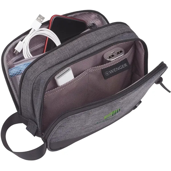 Wenger RPET Dual Compartment Dopp Kit - Wenger RPET Dual Compartment Dopp Kit - Image 5 of 8