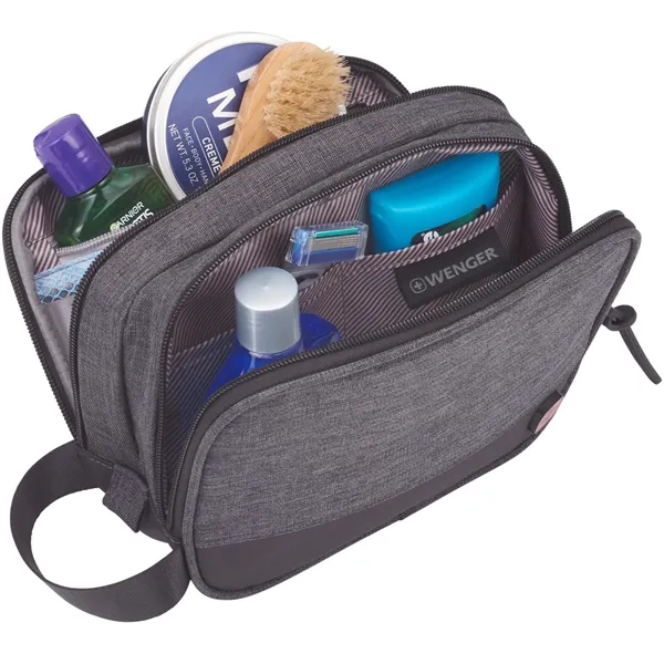 Wenger RPET Dual Compartment Dopp Kit - Wenger RPET Dual Compartment Dopp Kit - Image 8 of 8