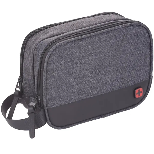 Wenger RPET Dual Compartment Dopp Kit - Wenger RPET Dual Compartment Dopp Kit - Image 6 of 8